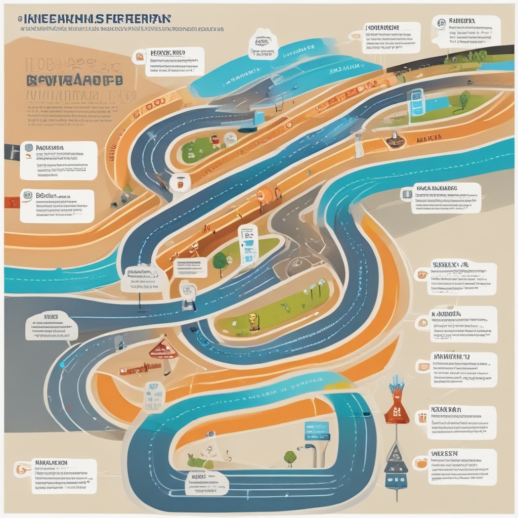 innovative roadmap visualization graphic